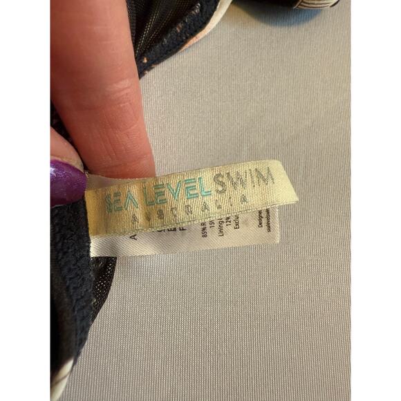 Sea Level Swim Australia Women's Plus 16 Beach Floral Smocked One Piece Swimsuit - Picture 9 of 14